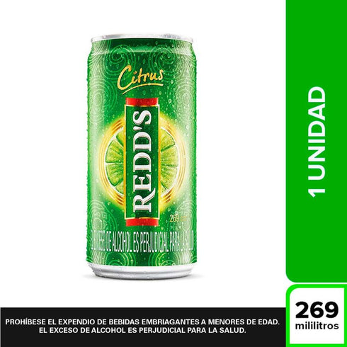 cerveza redds 269ml lata